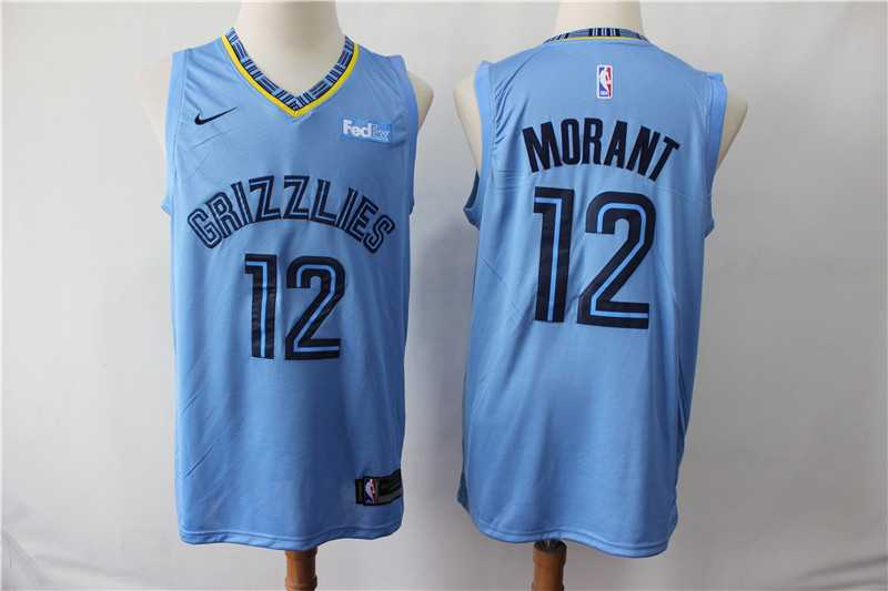 Grizzlies 12 Ja Morant Light Blue Nike Swingman Jersey,We sell and wholesale Grizzlies 12 Ja Morant Light Blue Nike Swingman Jersey on line form chian!